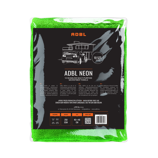 Mikrokuituliina 250GSM 10kpl Neon