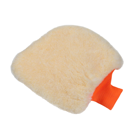 Wash Mitt with Knitted Cuff